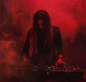 female goth fashion model. snow. ice. icebergs. fog. smoke. goth fashion model. decaying wood. broken marble. blinding white light. black an...