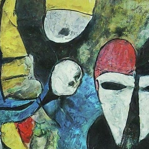 wall painting in the style of Picasso. artwork in the style of Picasso. Picasso painting palette. house paint used for wall mural. wall mura...