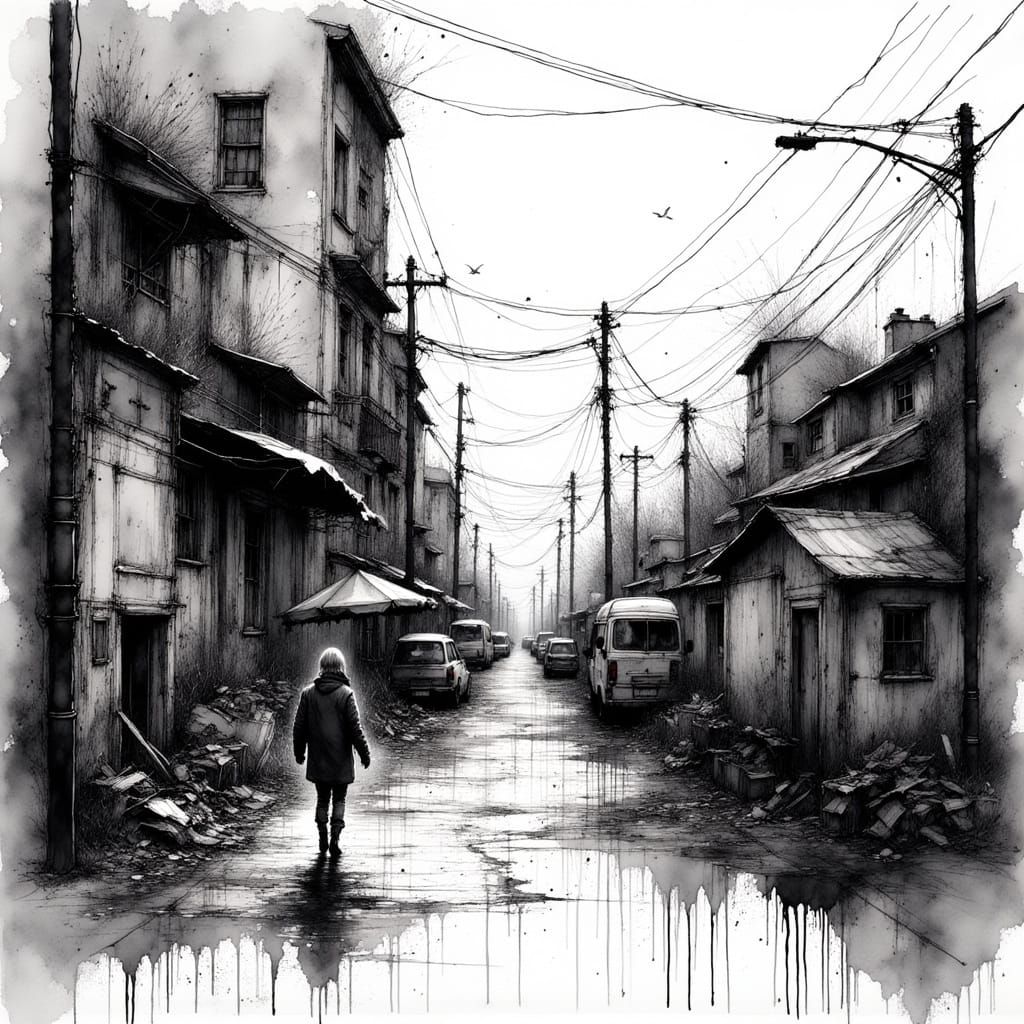 black and white photography. Tri-X black and white film. Kodak black and white film. grainy black and white film. female Cybergoth fashion m...