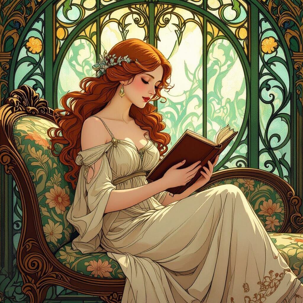 Sanja Zivkovic Art Nouveau Comic