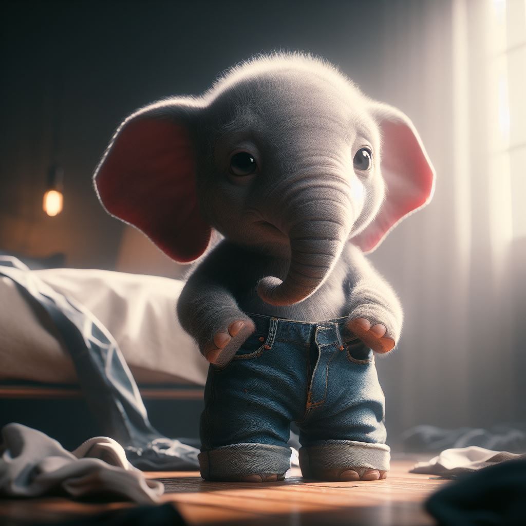 "My new elepants give me confidence!"