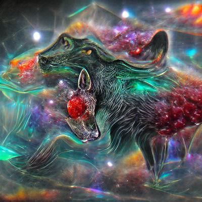 Bloodstone wolf