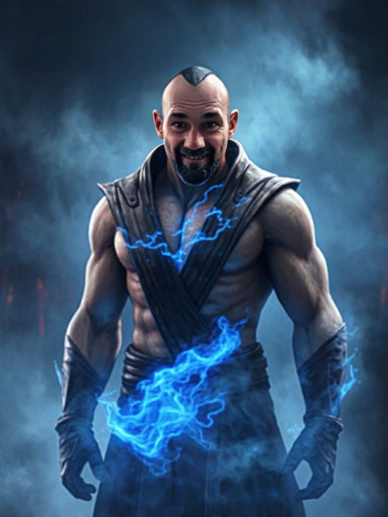 Ancient shapeshifting demon, draped in intricately crafted leather armor, with hyper detailed textures, resin cast acrylic art. Unreal Engin...