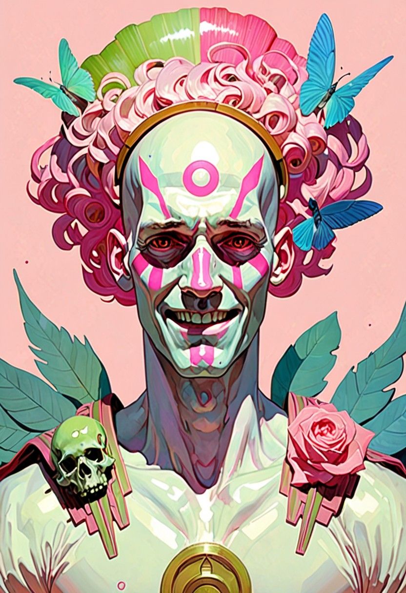 Ancient shapeshifter in hyper-real detail <lora:Grotesqueries:1.1> professional leatherwork