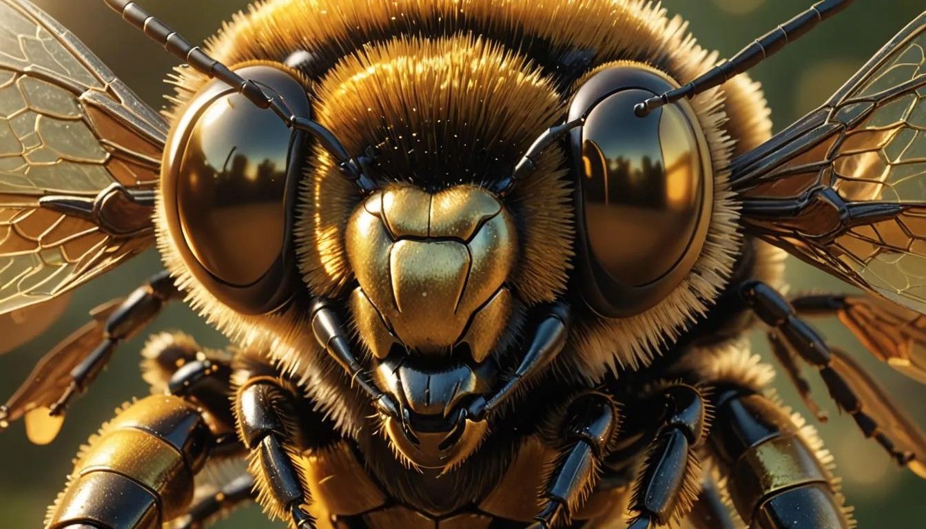 depict the whole bee in flight