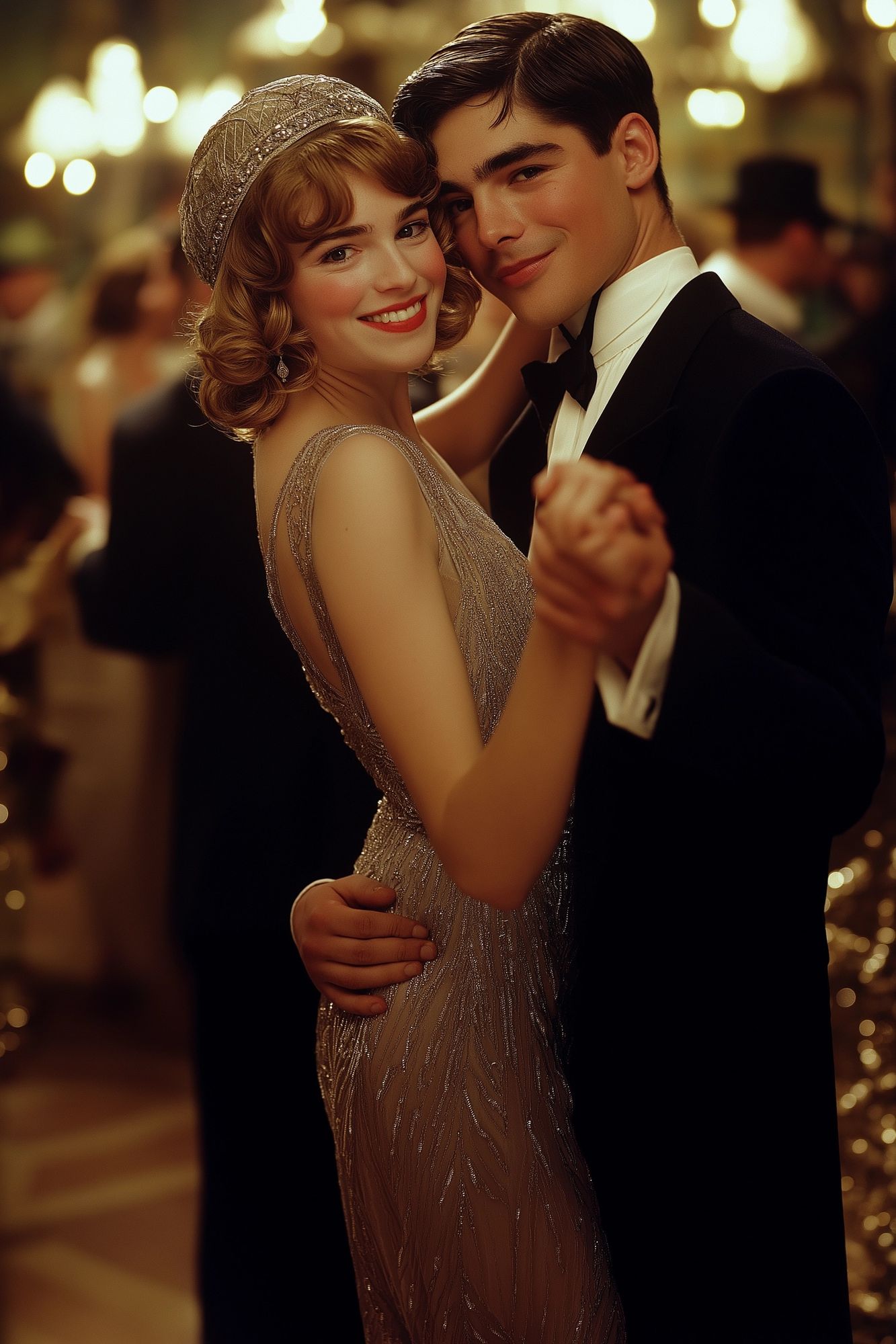 A slow dance at the party