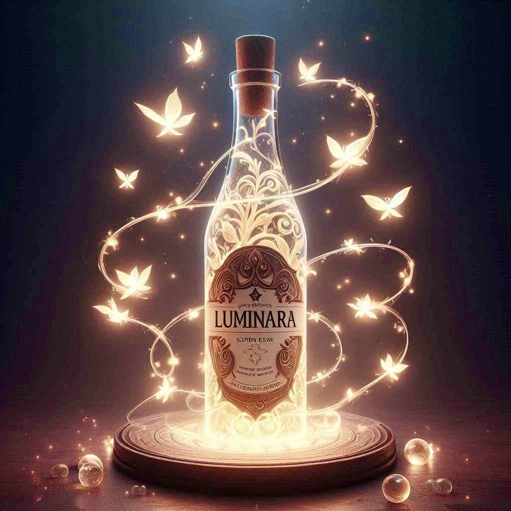 Bottled firefly wings