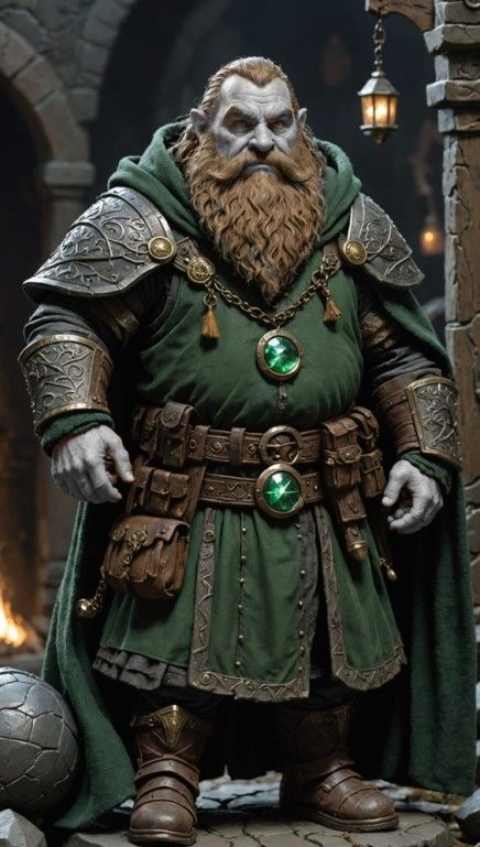 Gray Dwarf D&D Character
