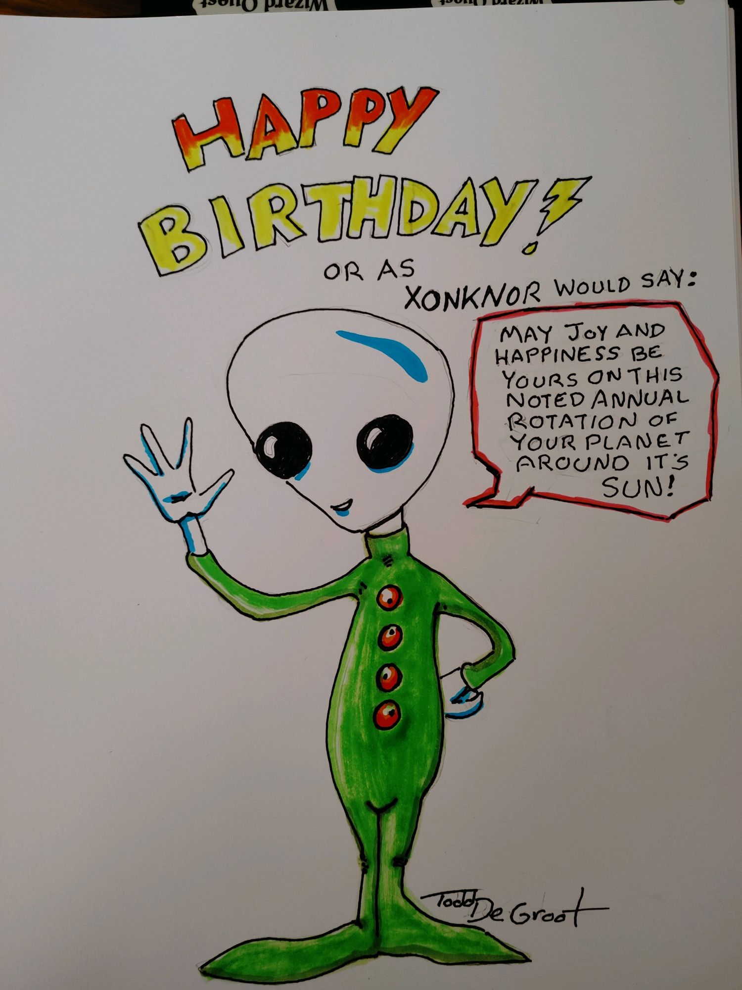 "Happy Birthday" From Space