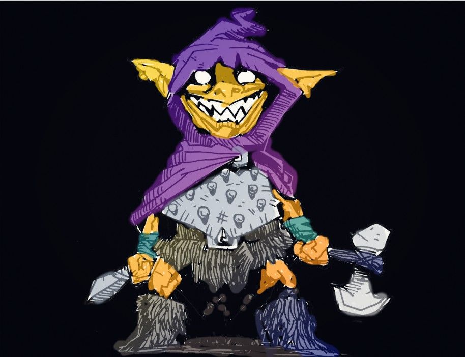 Wicked Goblin Waiting In The Dark