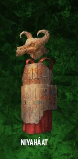 You are a Fantasy Artist who works for Paizo. Create a Male Fetchling character wielding a Hunga Munga weapon. This character is in a niyahá...