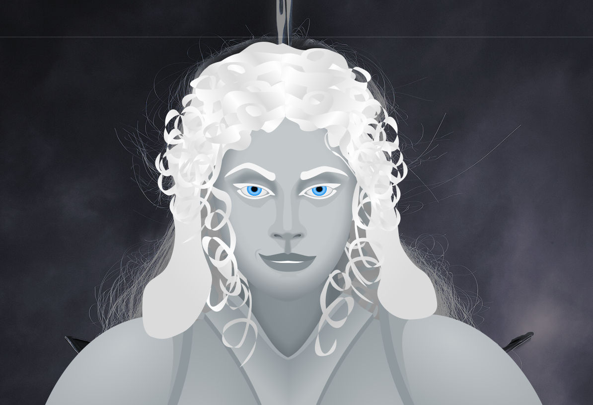 Tirke, legendary queen from the Trilogy of Ruin