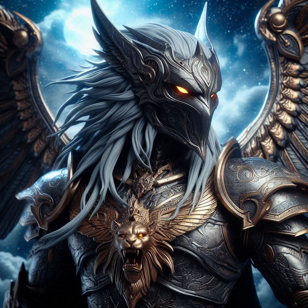 realistic, sephiroth anubis hybrid demon