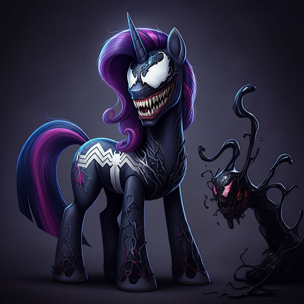 twilight my little pony marvel venom hybrid