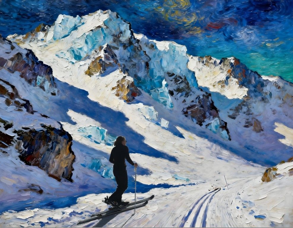 advanced expressionism in the style of Joan Mitchell