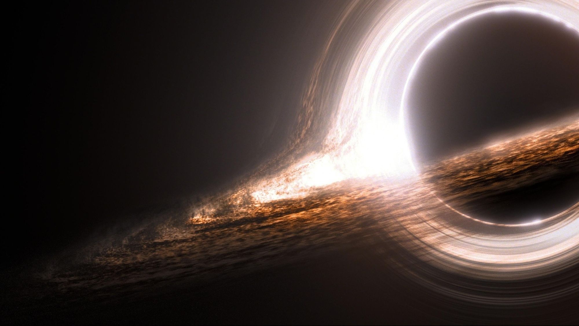 an alien like planet getting absorbed by a giant black hole