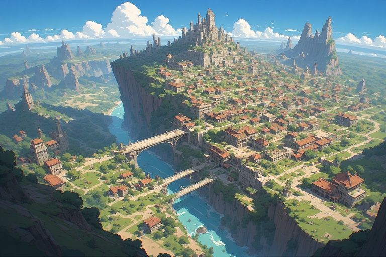 Some building has to have a different style, i need some red miasma all around
