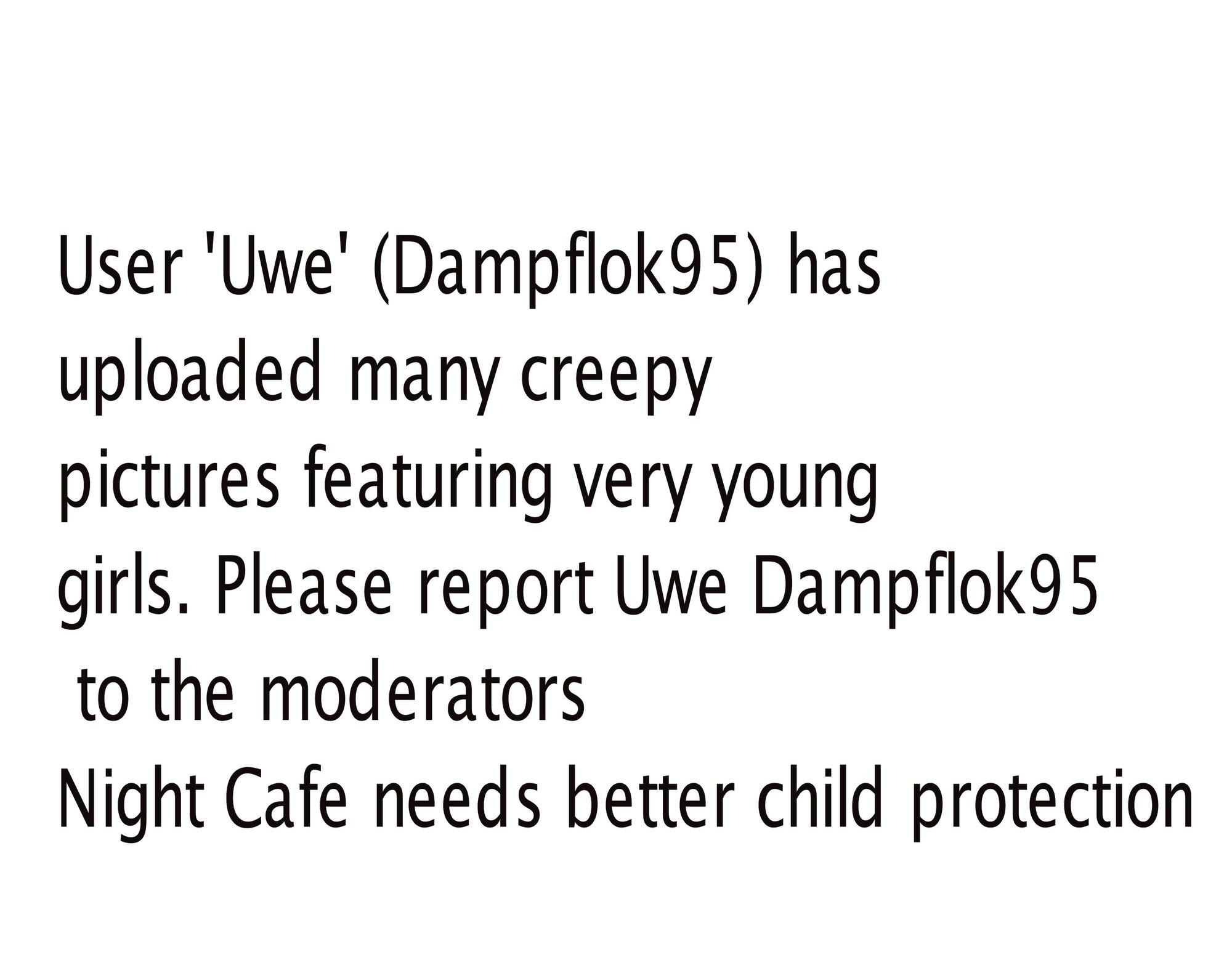 Please report Uwe (Dampflok95)