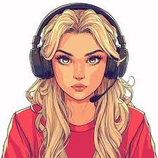 Gamer Girl Pixelated Art