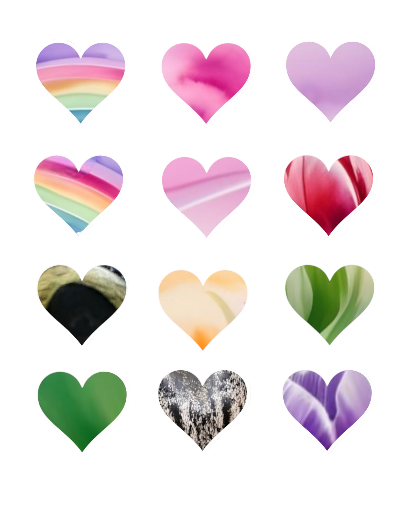 Maintain light pastel colors. 3d artistically designed psychedelic swirly hearts, made of sparkling cut glass, intricately detailed, 3d deep...