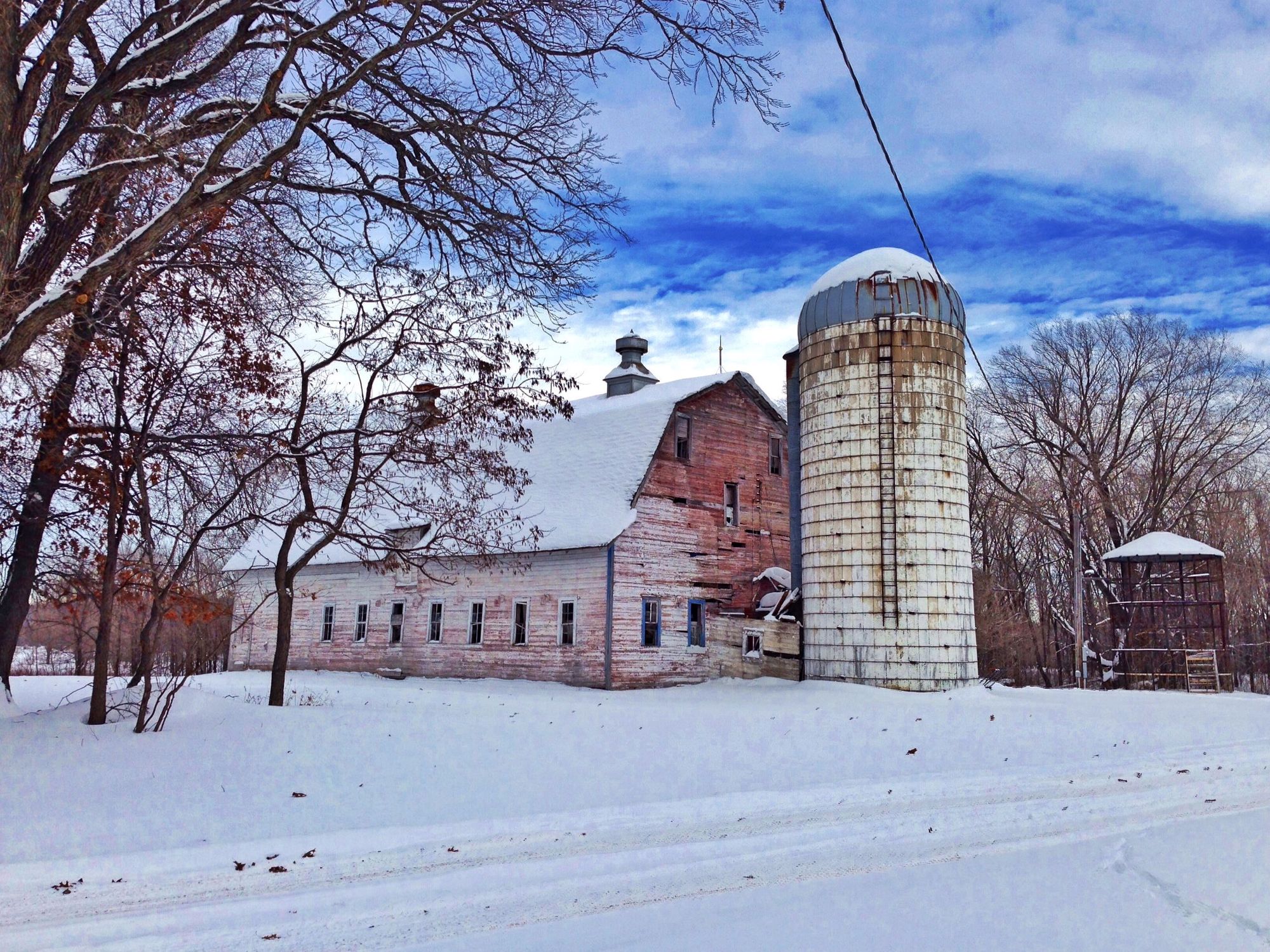 Church in winter