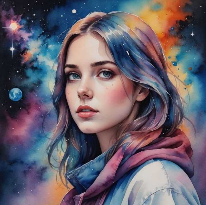 The girl and the universe 