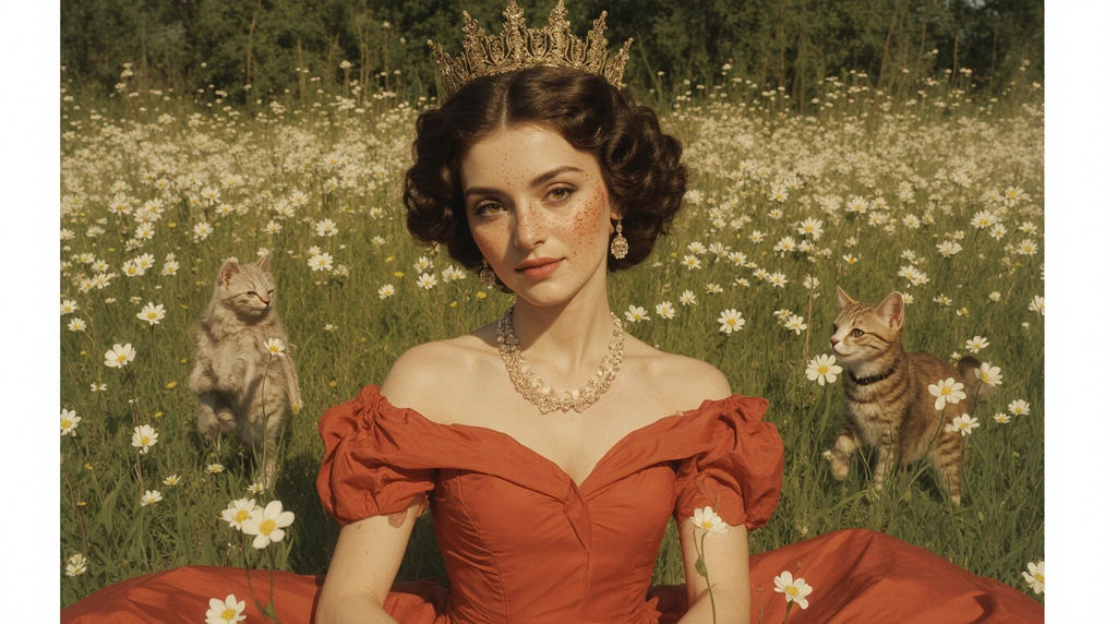 make princess face look exactly like girls face and make princess a little more tanned. - Start Image 2