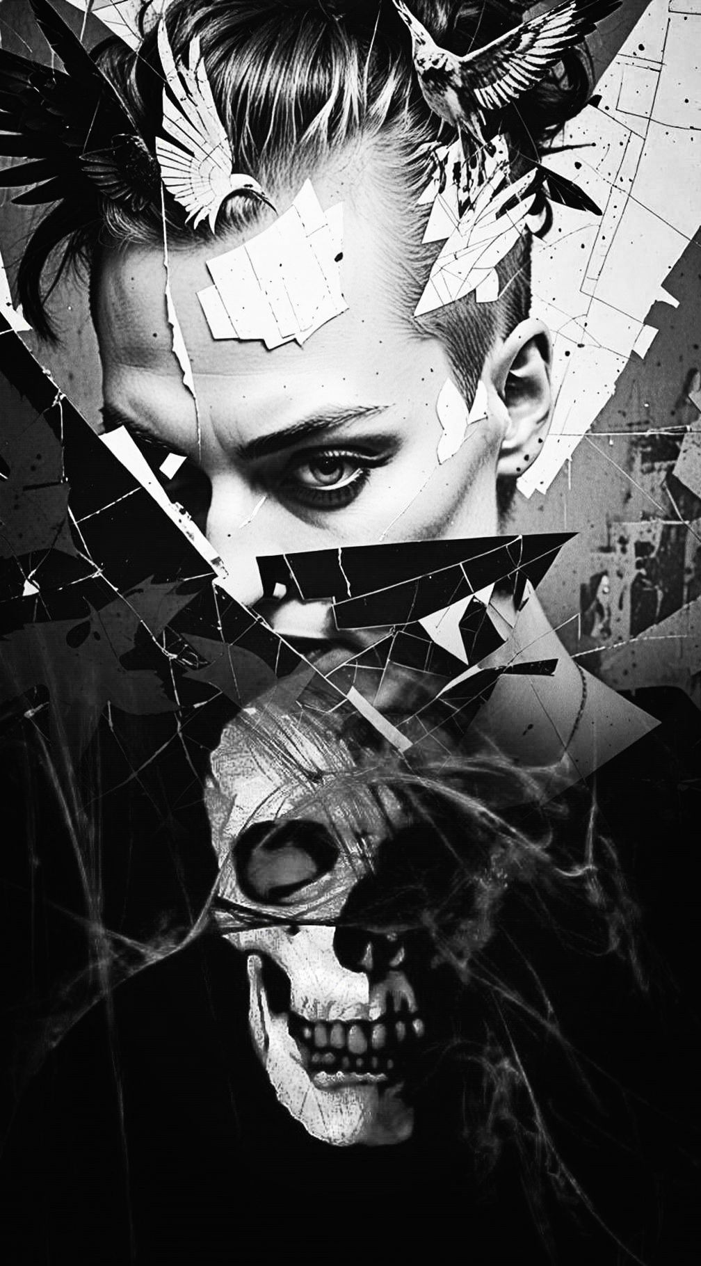 <lora:Sketch It 2:1.0> <lora:Graphic Simplicity:1.0> <lora:BW Sketch:1.0> <lora:Bird In Hand:1.0>  black and white, mystical and poetic drea...