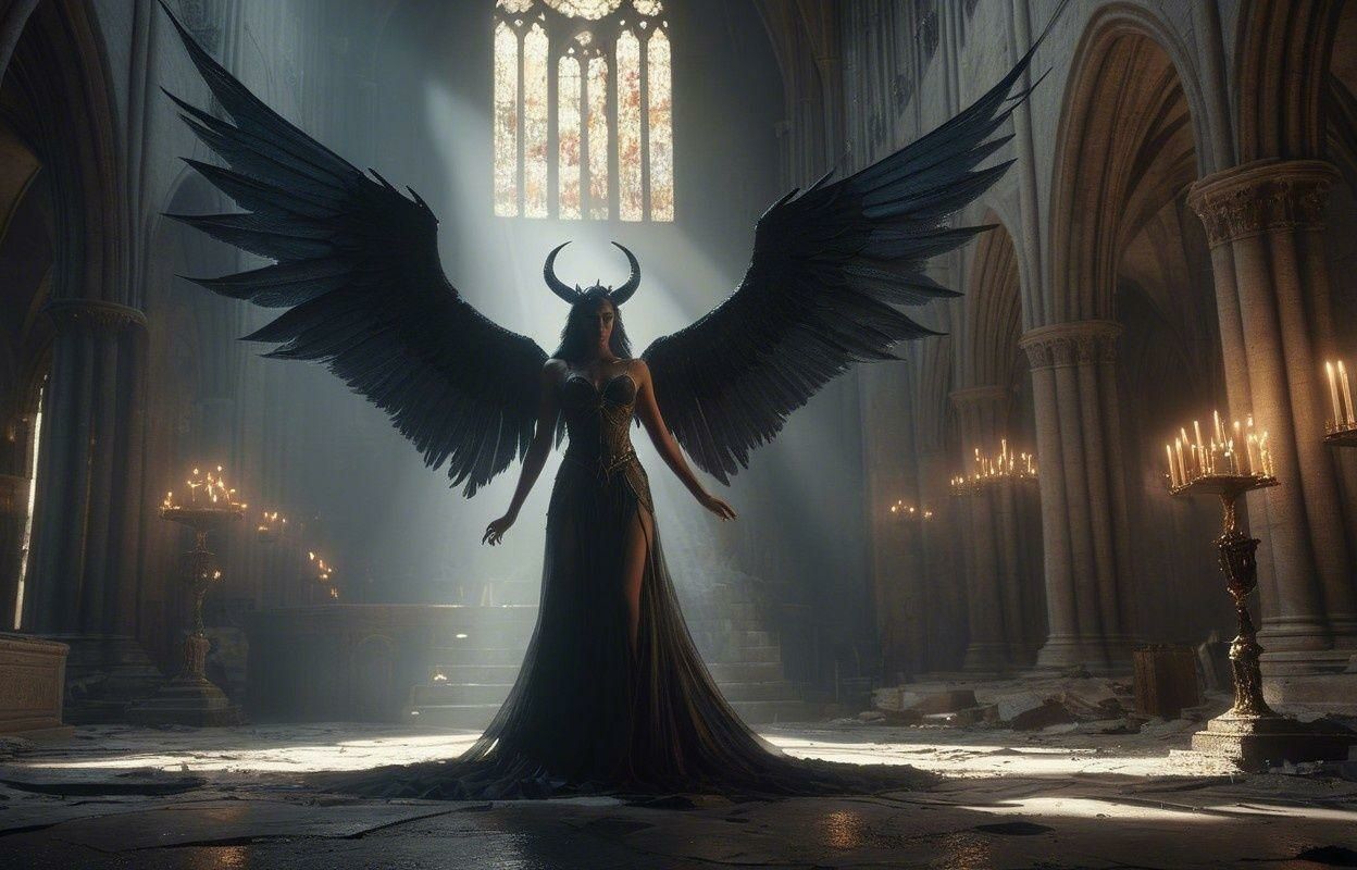 Family of Foxes having fun and dancing with fairies in field with bluebells snowdrops sunflower green grass buttercups daisy,with a beautifu...