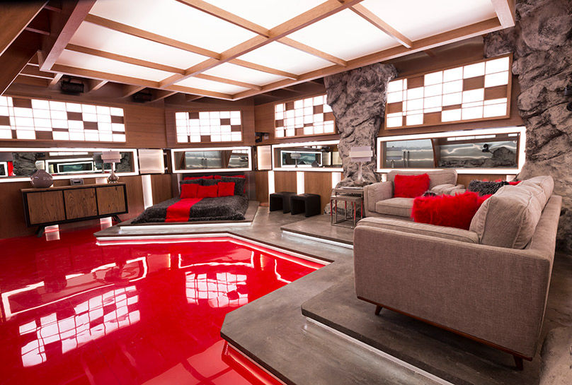 Hyper Realistic Highly immersive decorated
 Big Brother HOH suite inspired by “Gone With the Wind,” set inside a refined Georgian-manor bedr...