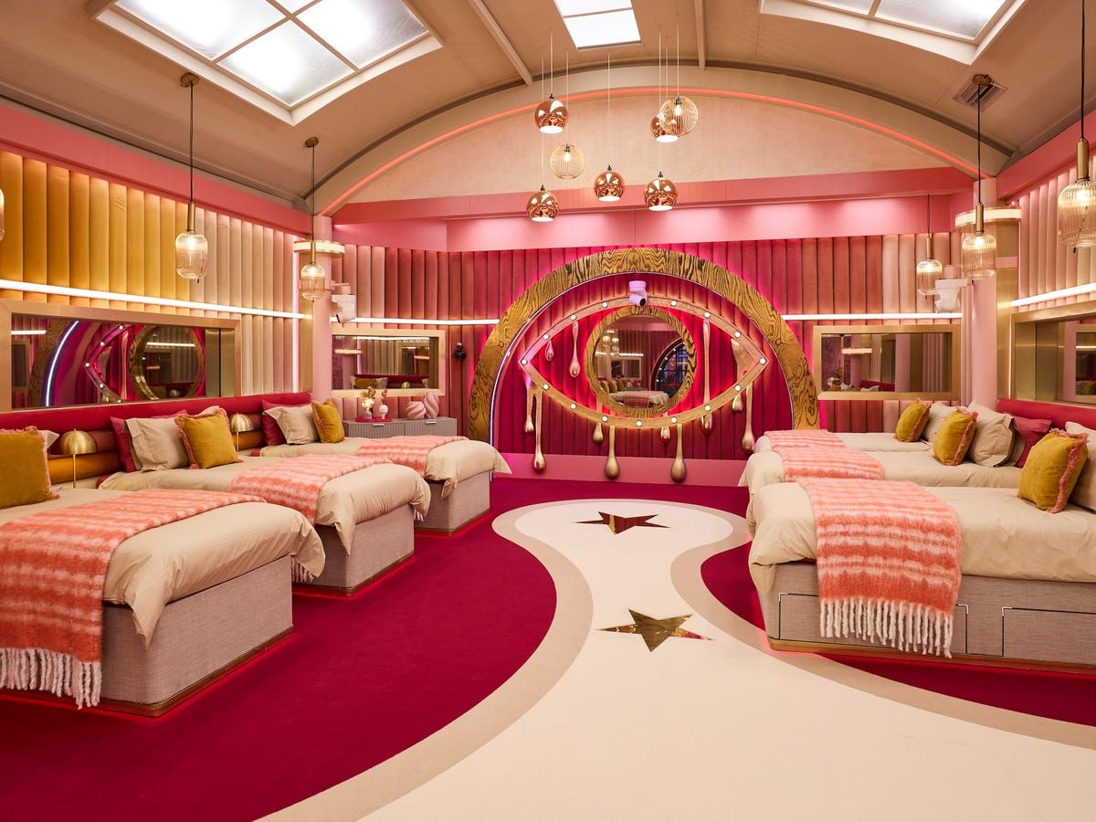 Hyper Realistic Communal Bedroom with a Monochromatic Silicon Valley tech theme, green black white colors, circuit board walls, no windows, ...