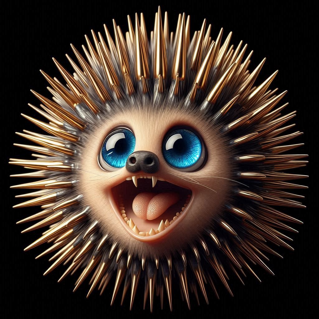 medium shot, made of gold chrome. The snail has an open mouth. The big eye is exceptionally blue and beautiful, high details, high resolutio...