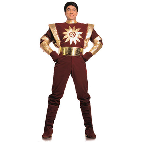 create muscular comic style super hero.
