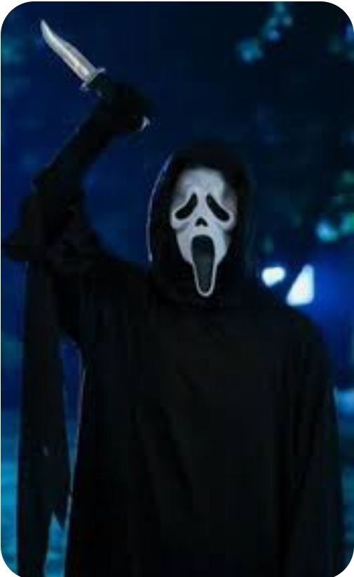 Ghostface as a cute little girl 