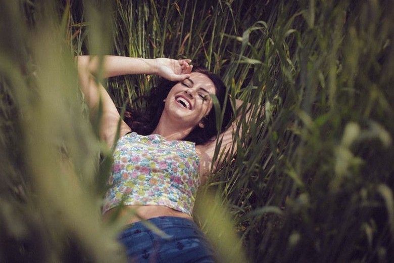 "Yea, the line from the song "Second Hand News" By Fleetwood Mac

Moving her arms above and to the side of her head as i...