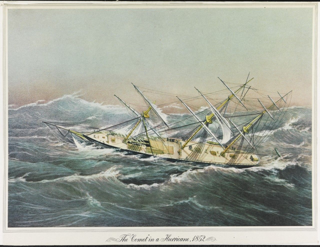 "War of 1812 Battle Ship" USS Comet War of 1812