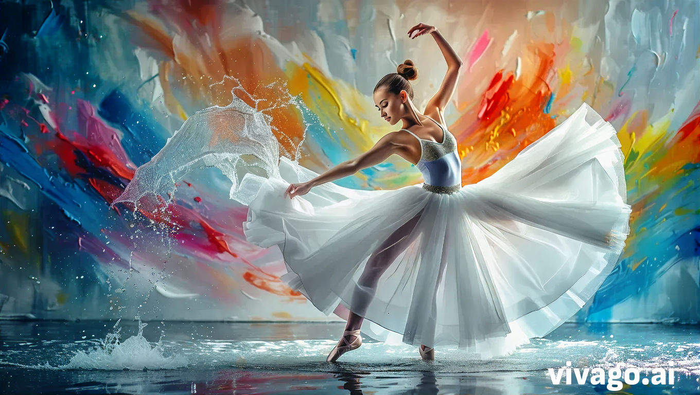 Salvador Dali inspired collage of colour