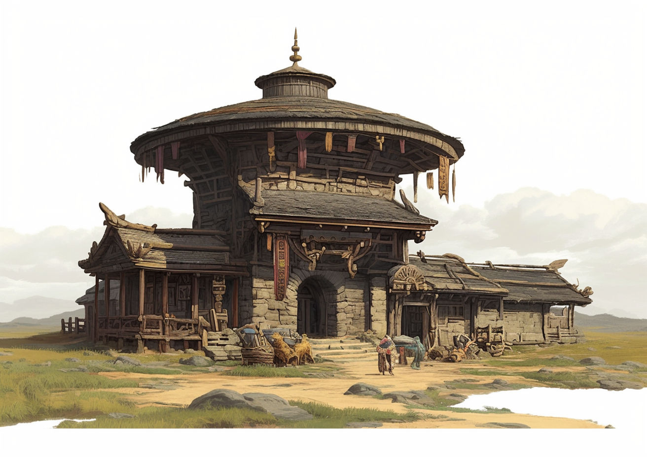 A Sansharan dwelling (version 5)