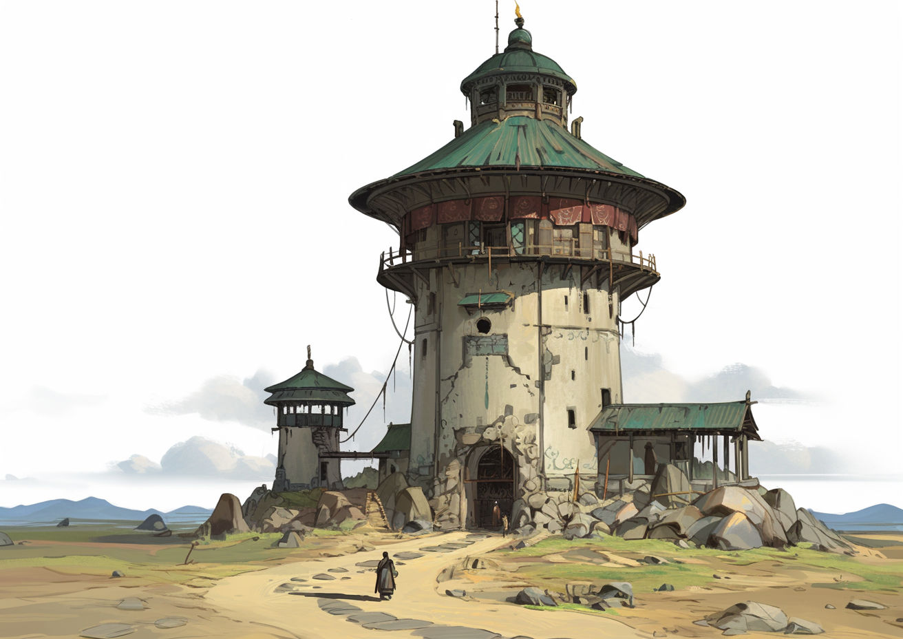 a Shansaran tower (variant 3)