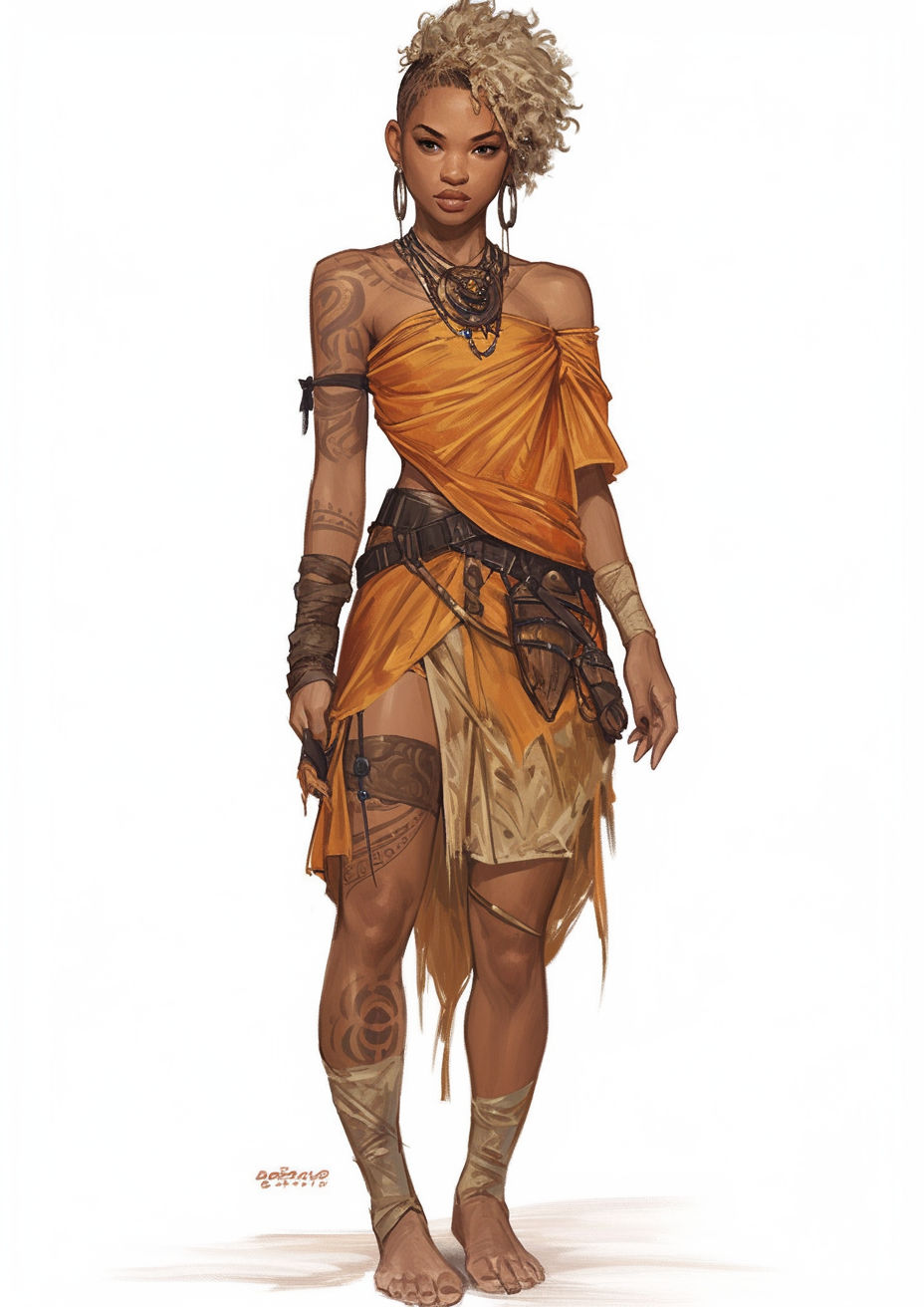 Kenza, a nimble charming scoundrel