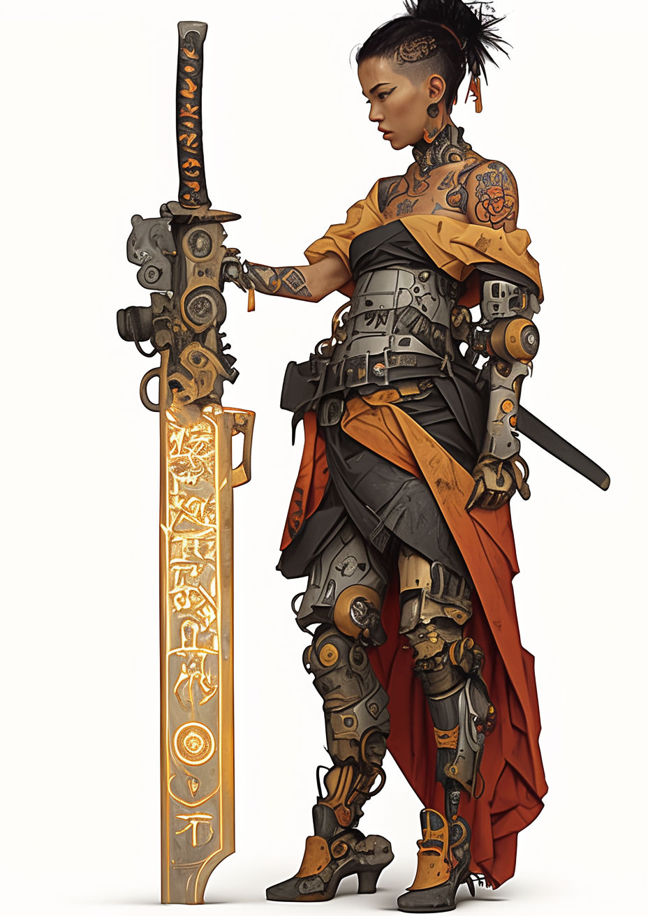 a female space samourai 02