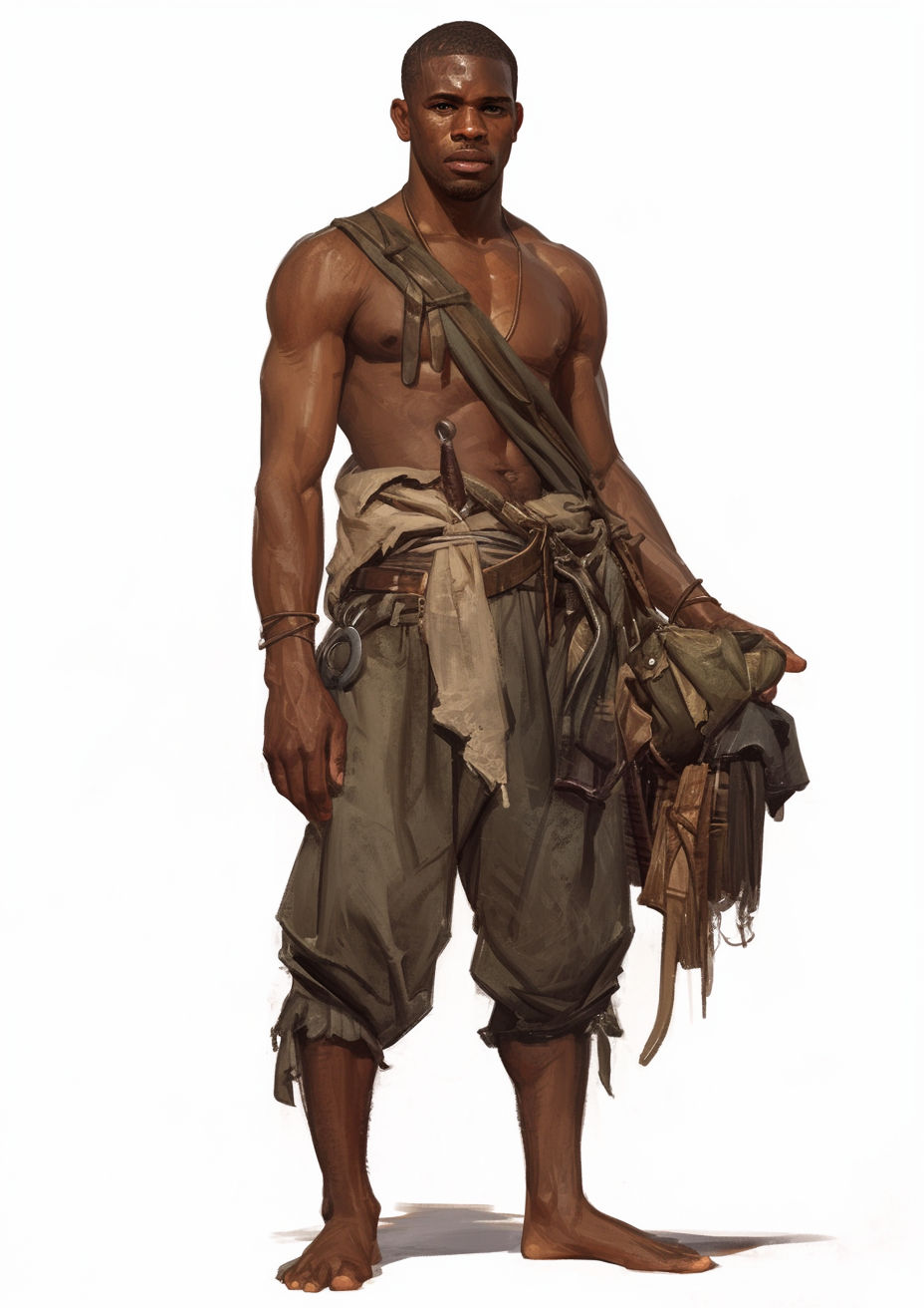 a dockworker from the early 18th century (variant 3)