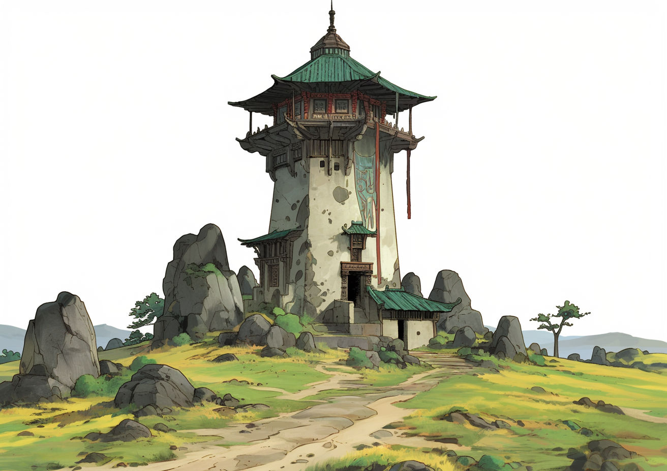 a Shansaran tower (variant 2)
