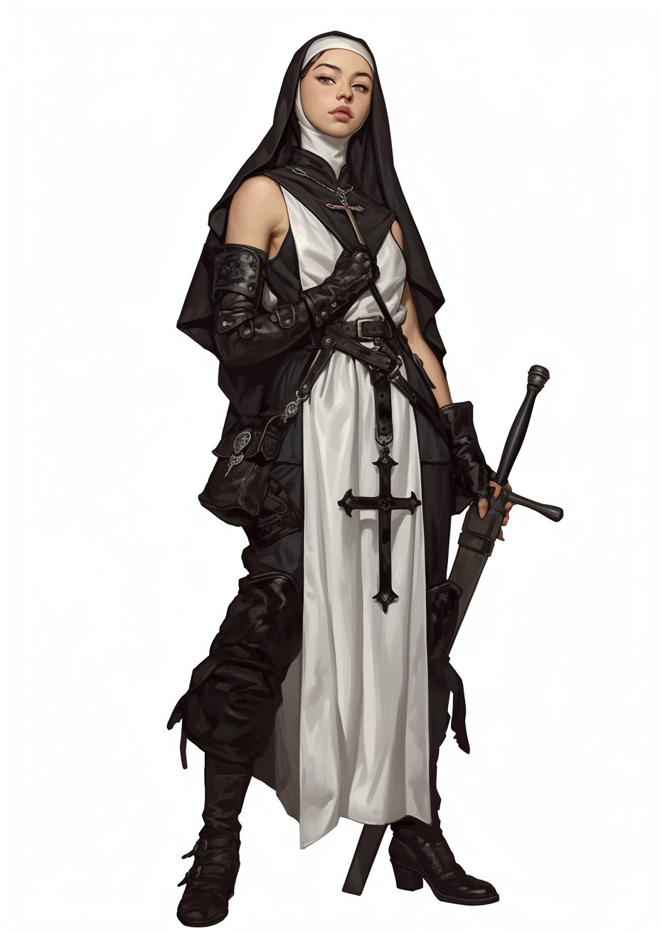 Warrior nun (variant 5)
