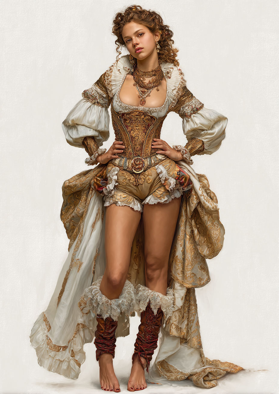 a gorgeous lady from early 16th century renaissance France