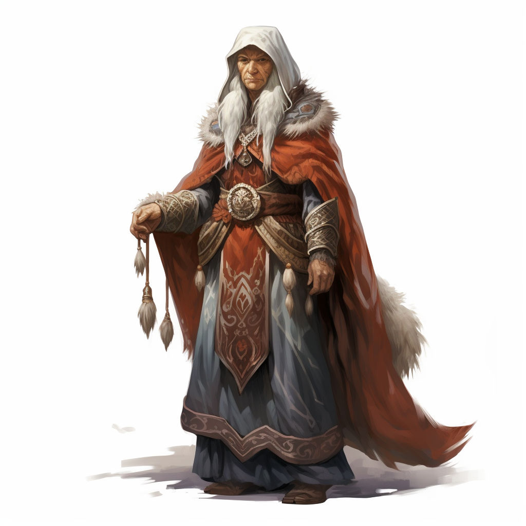 a mongol elder woman