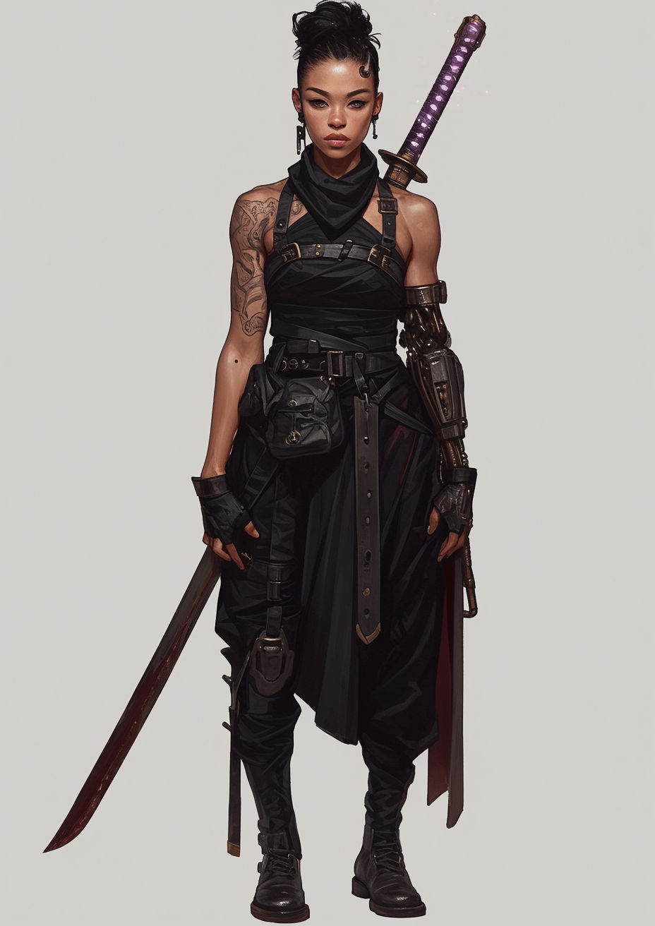 a female swordmaster