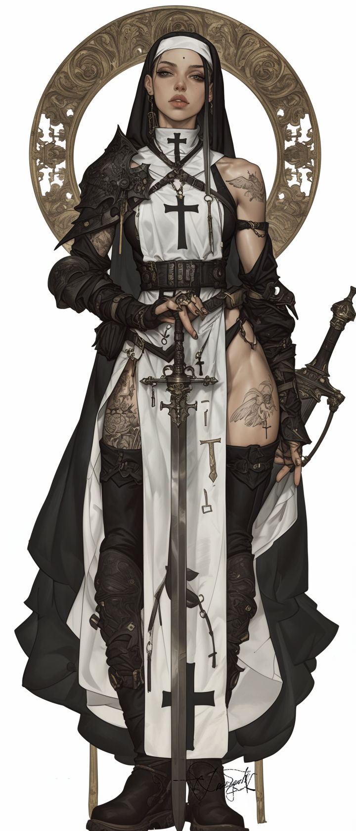 Warrior nun (variant 3)