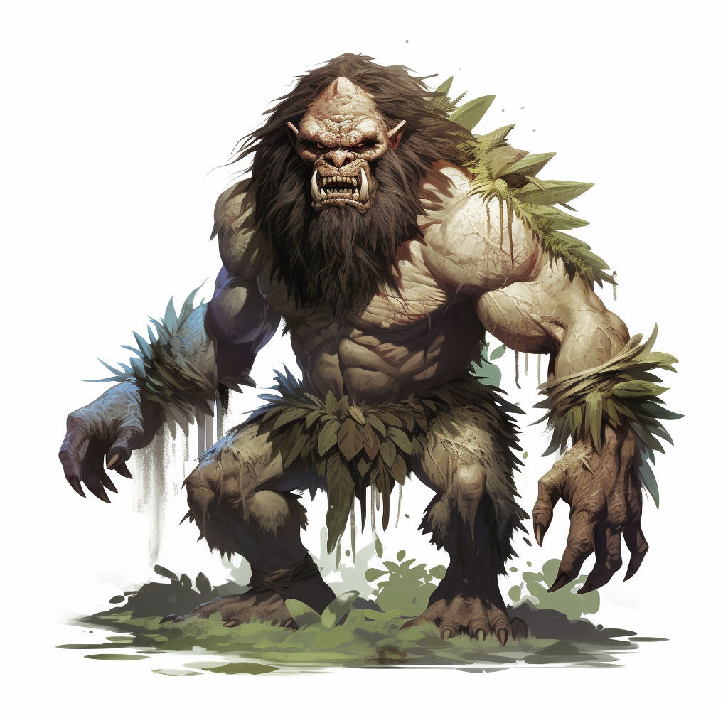 a rainforest troll