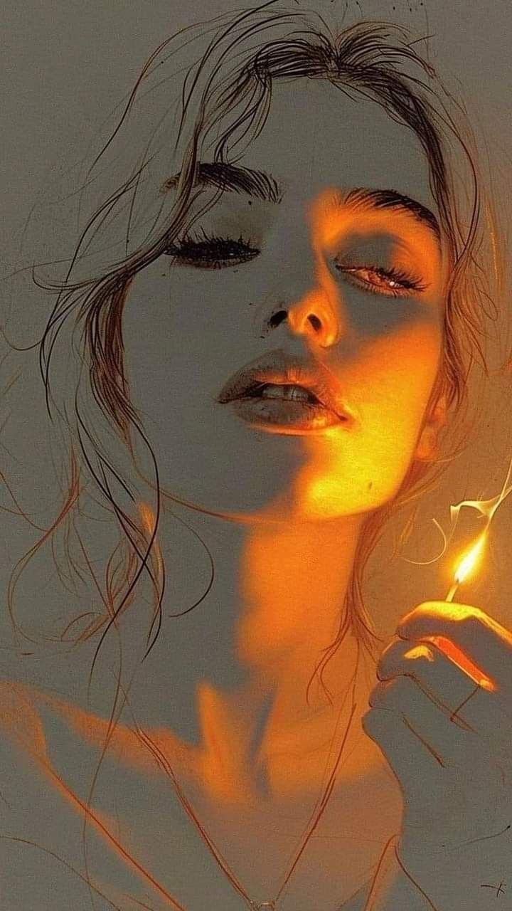 when the candle burns... I believed - not all is lost yet,
As long as the light does not fade, as long as the candle burns.